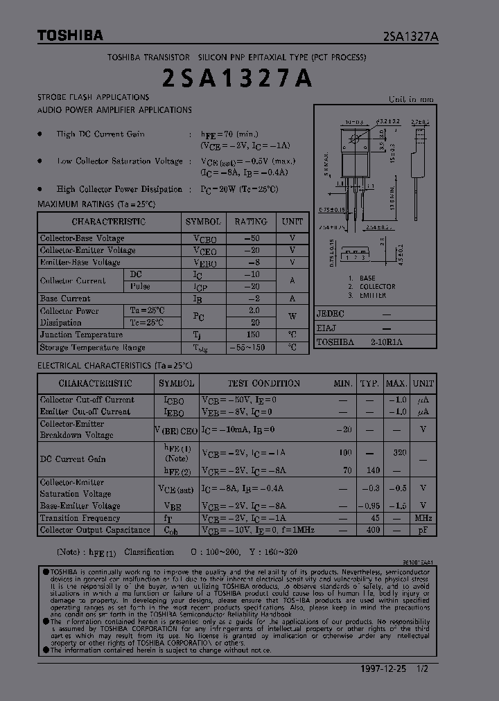 2SA1327A_244660.PDF Datasheet