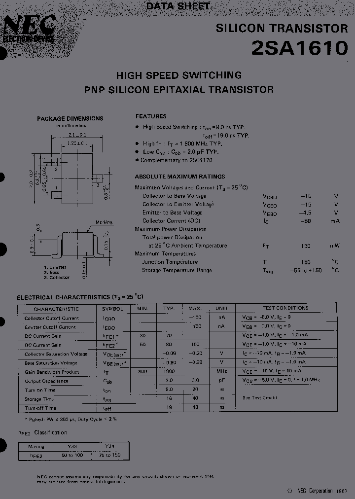 2SA1610_236993.PDF Datasheet