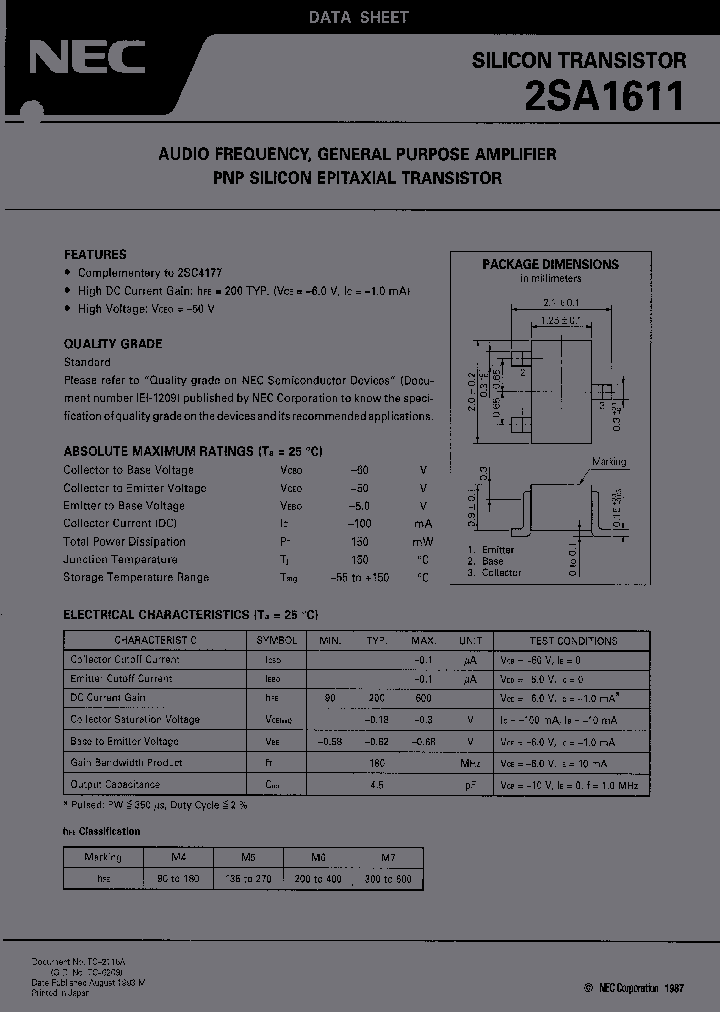2SA1611_202527.PDF Datasheet