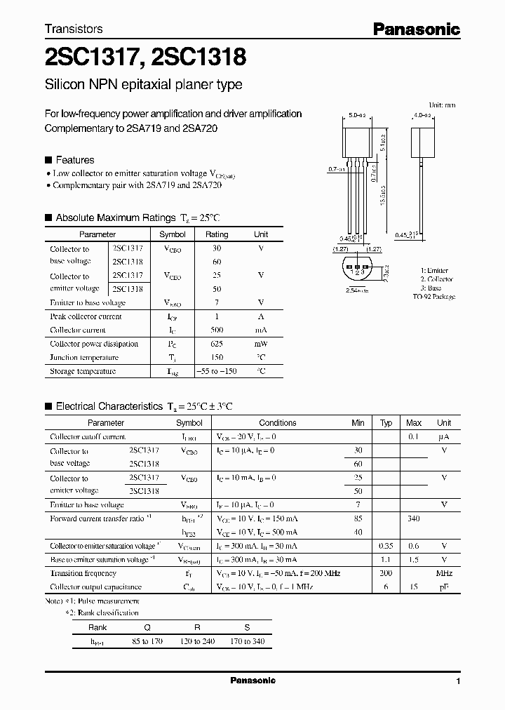 2SC1317_234474.PDF Datasheet