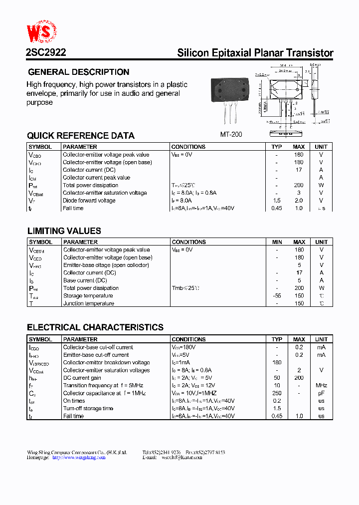 2SC2922_203812.PDF Datasheet