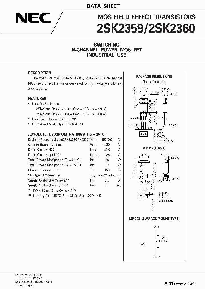 2SK2360_217574.PDF Datasheet