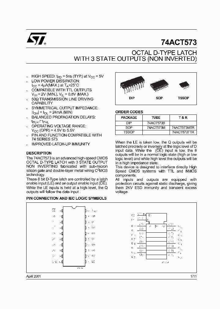 74ACT573B_130983.PDF Datasheet