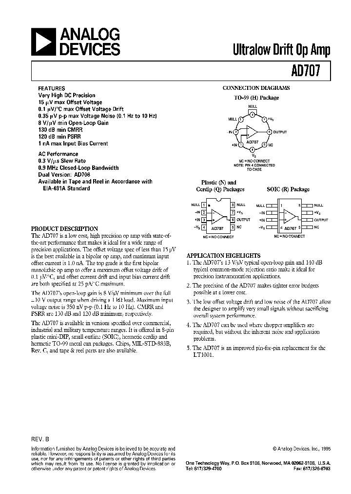 AD707JN_111434.PDF Datasheet