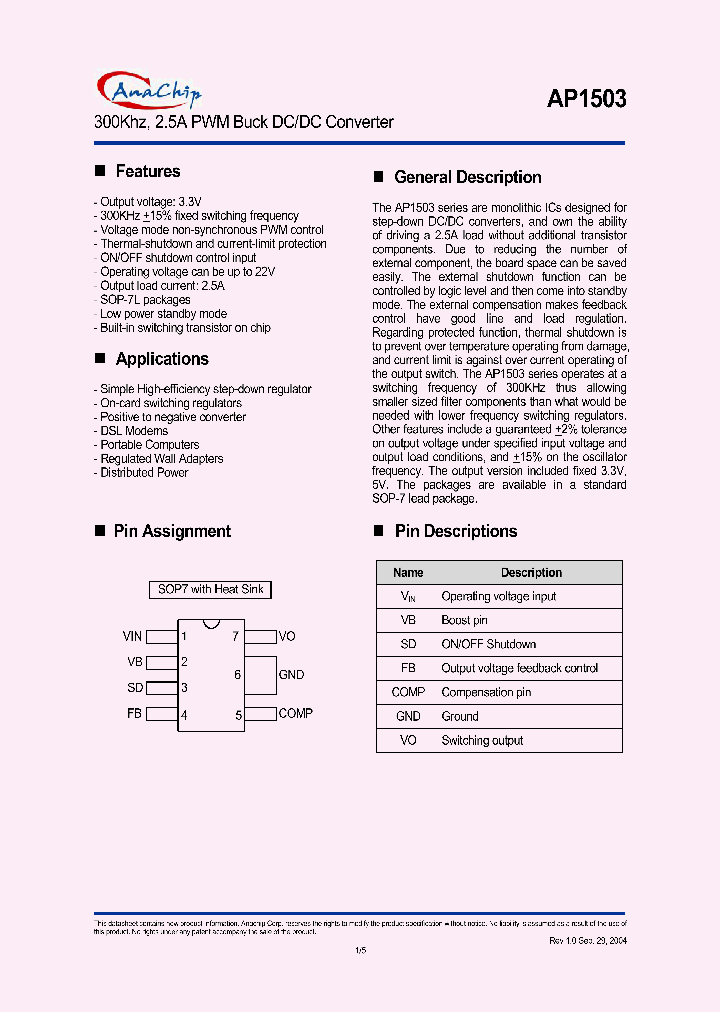 AP1503_196753.PDF Datasheet