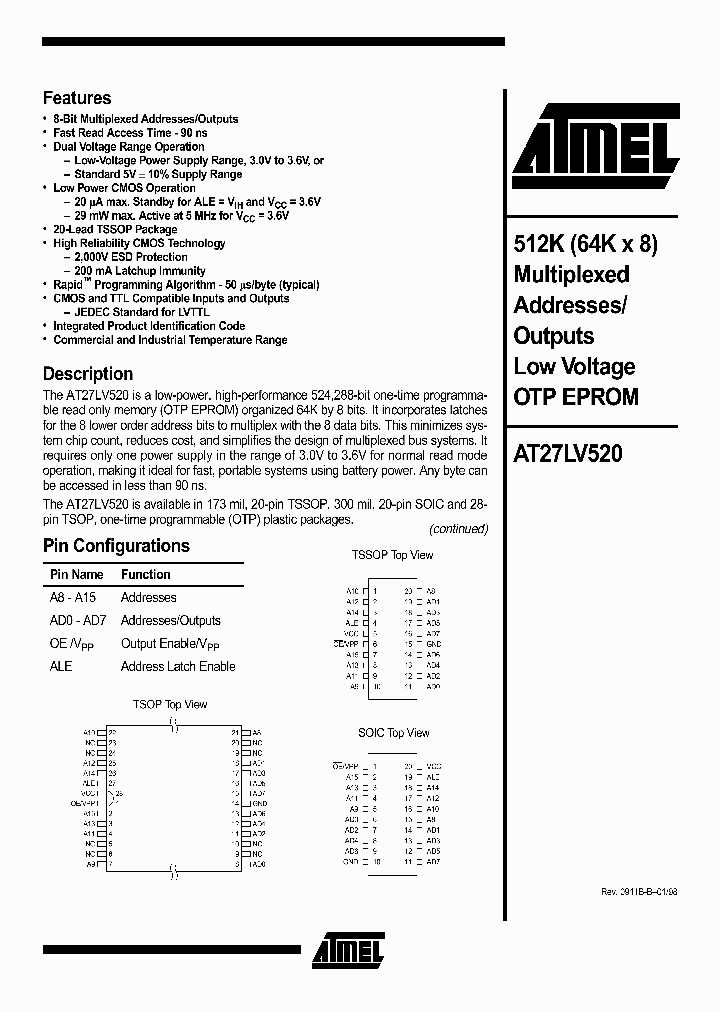 AT27LV520_236749.PDF Datasheet