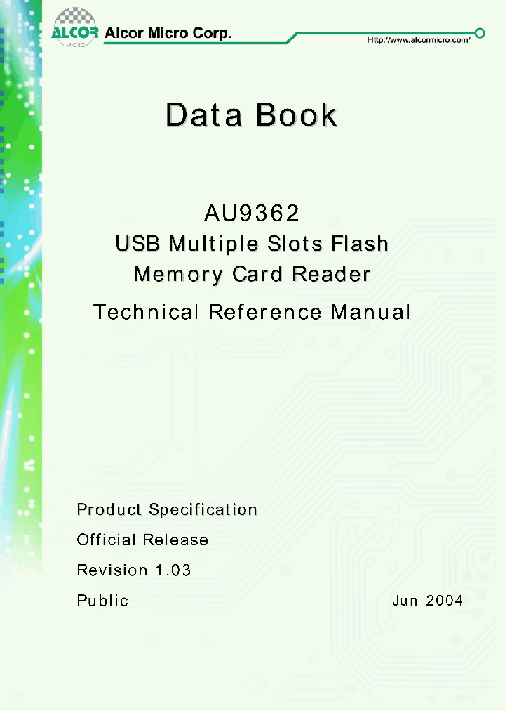 AU9362_195071.PDF Datasheet
