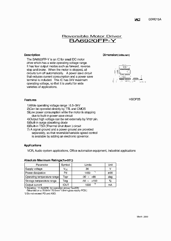 BA6920FP-Y_212567.PDF Datasheet