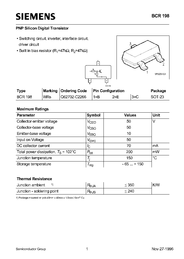 BCR198_224707.PDF Datasheet