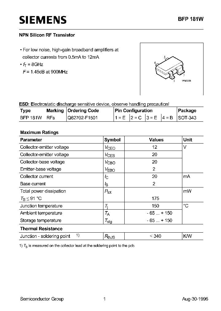 BFP181W_214048.PDF Datasheet