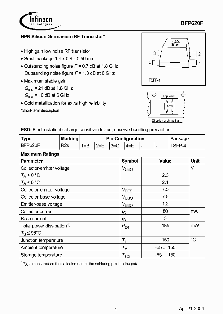 BFP620F_234576.PDF Datasheet
