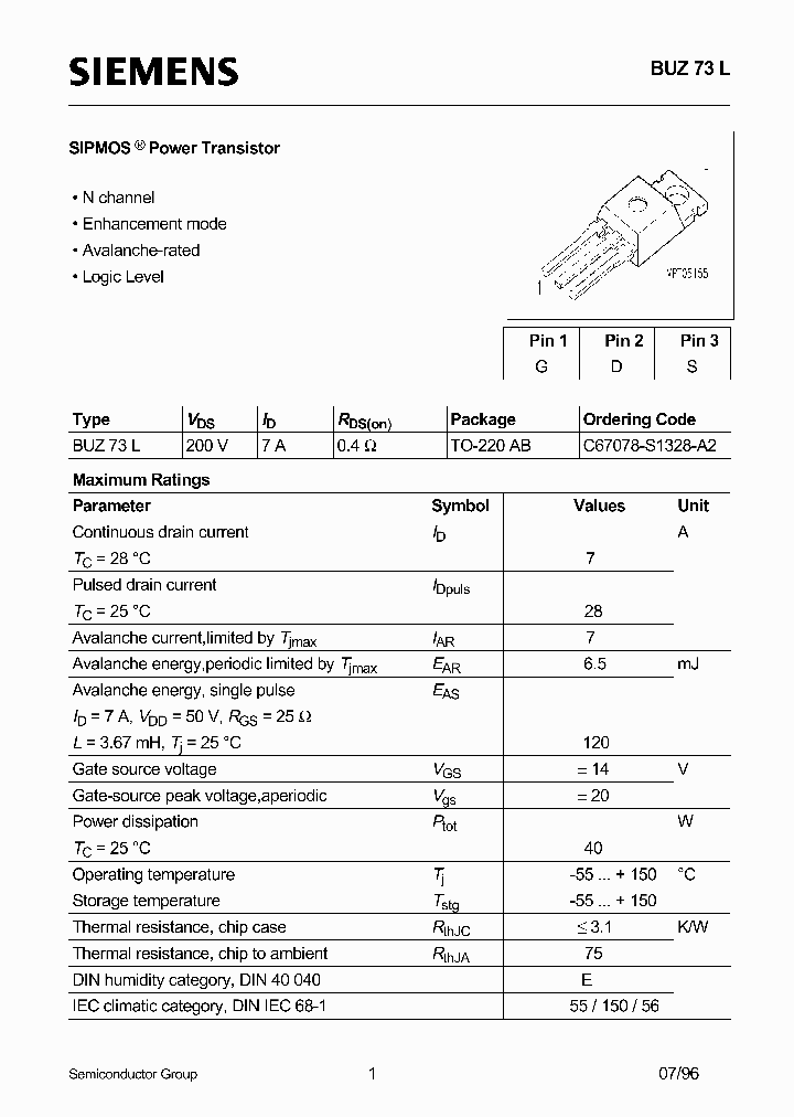 BUZ73L_236864.PDF Datasheet