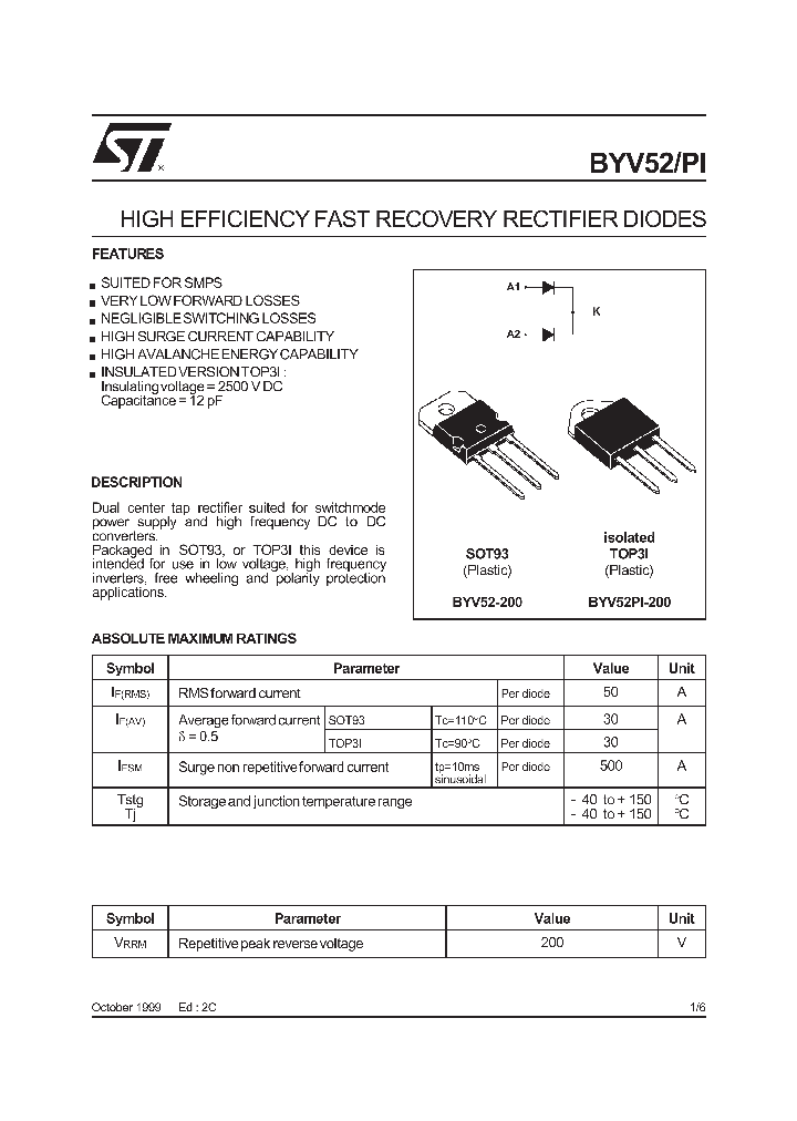 BYV52PI_238479.PDF Datasheet