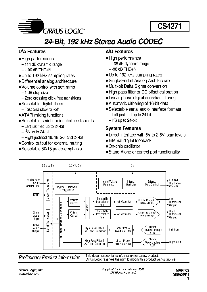CS4271_195776.PDF Datasheet