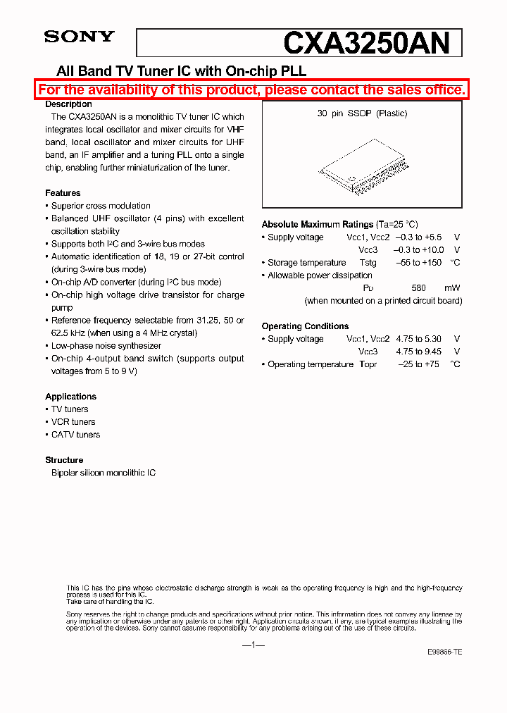 CXA3250AN_214089.PDF Datasheet