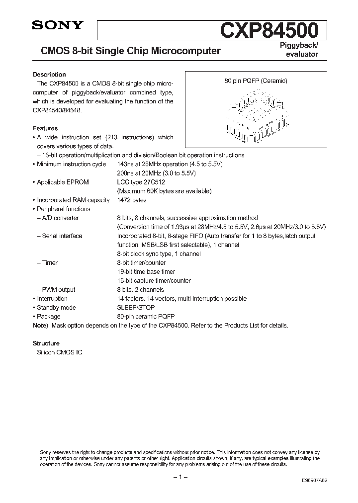 CXP84500_234533.PDF Datasheet