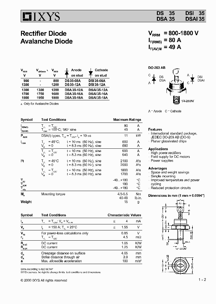 DSA35_202128.PDF Datasheet
