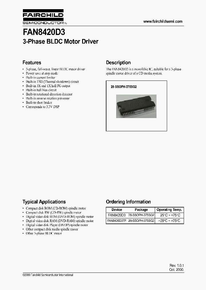 FAN8420D3_214580.PDF Datasheet