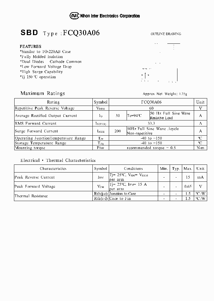 FCQ30A06_233121.PDF Datasheet