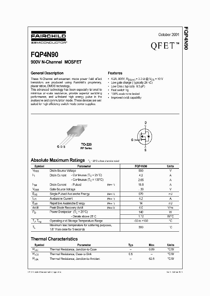 FQP4N90_226849.PDF Datasheet