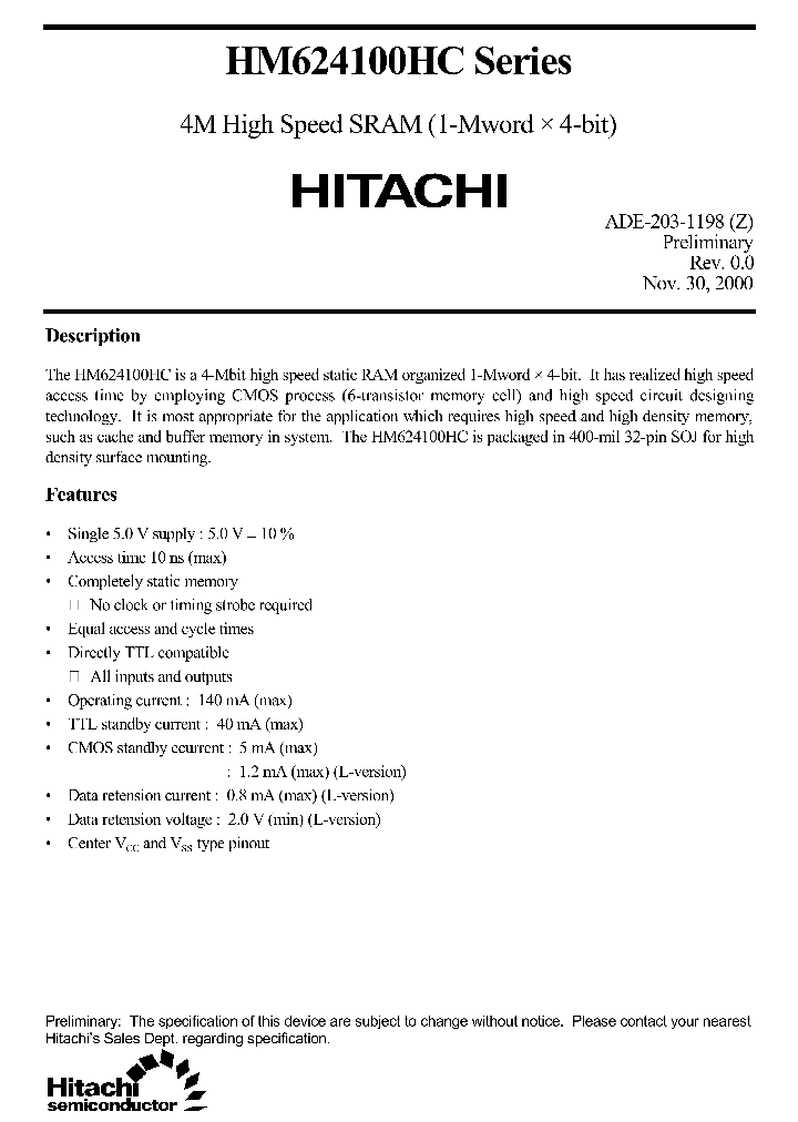 HM624100HC_223471.PDF Datasheet