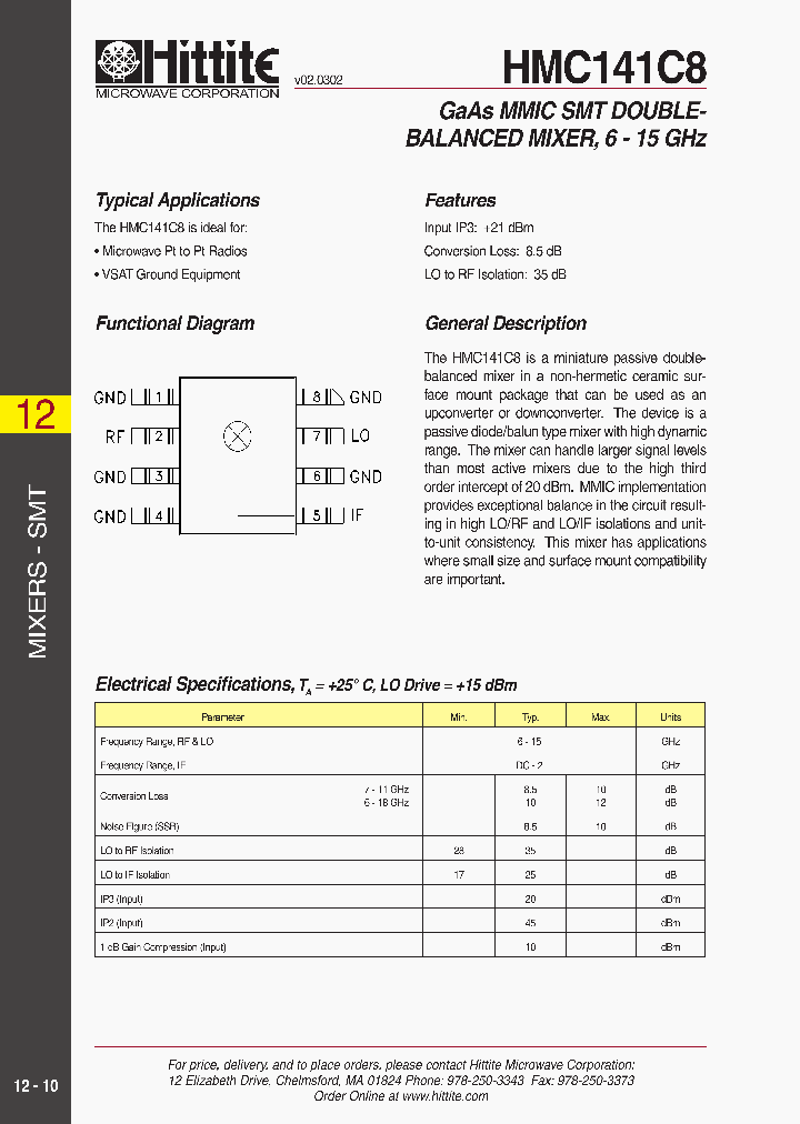 HMC141C8_233784.PDF Datasheet