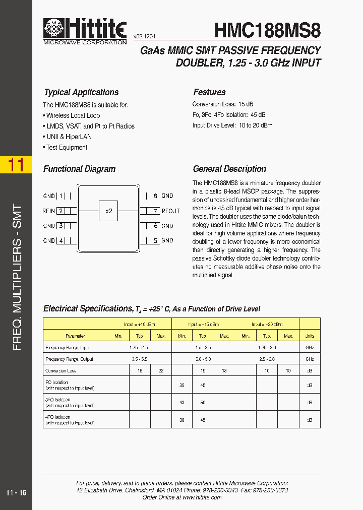 HMC188MS8_230482.PDF Datasheet