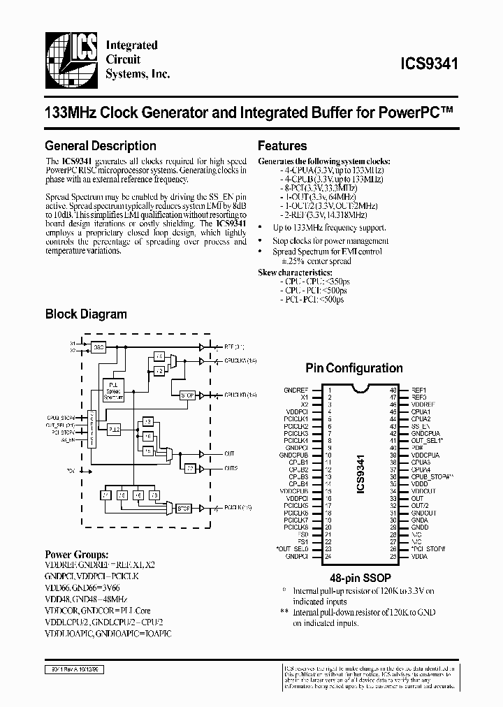 ICS9341_226445.PDF Datasheet