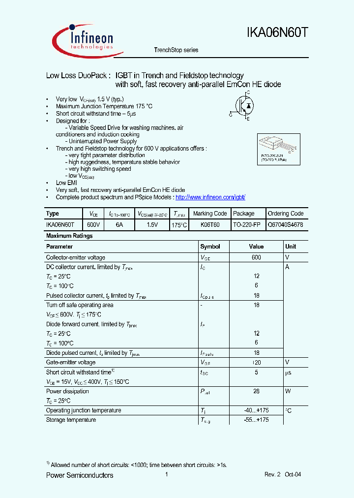 IKA06N60T_234387.PDF Datasheet