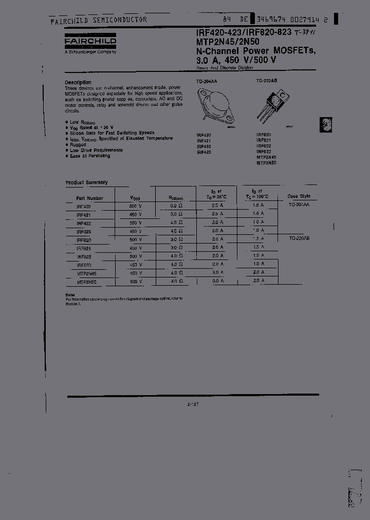 IRF420-423_5879.PDF Datasheet