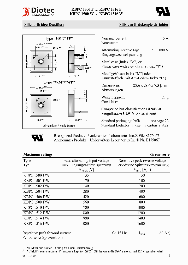 KBPC1506F_223981.PDF Datasheet