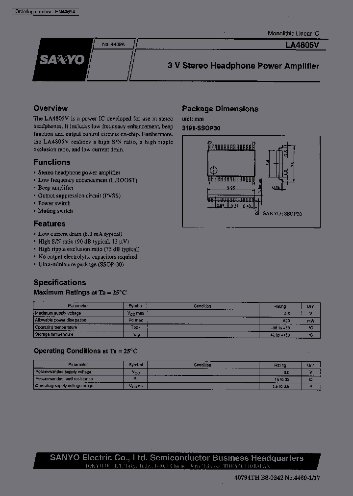 LA4805V_236311.PDF Datasheet