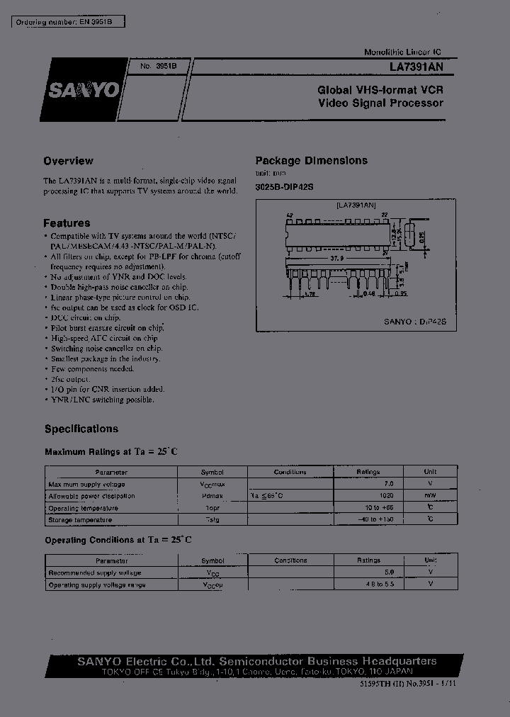 LA7391AN_231509.PDF Datasheet