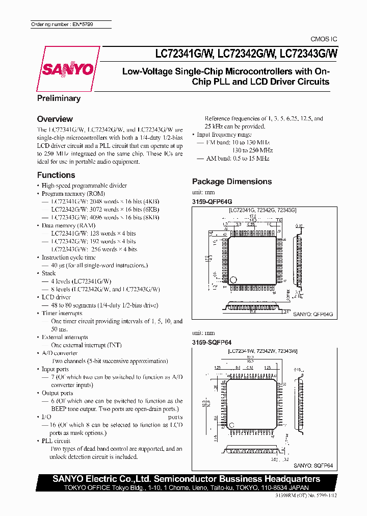 LC72342G_221663.PDF Datasheet