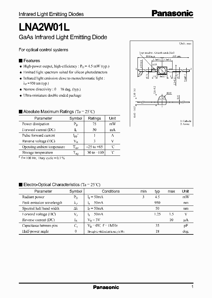 LNA2W01L_234288.PDF Datasheet