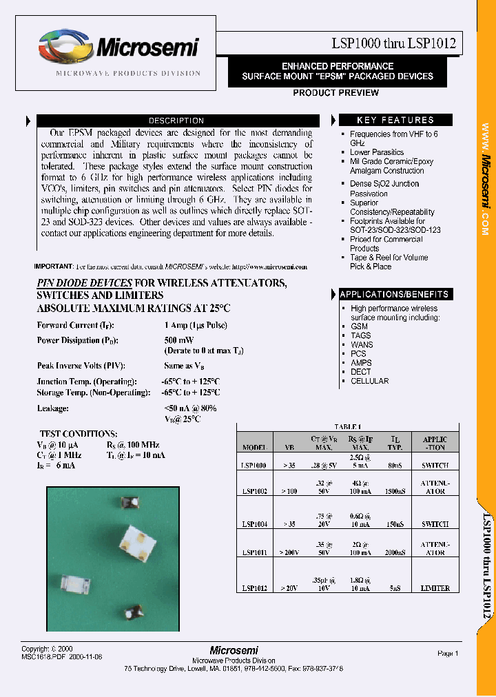 LSP1004_87939.PDF Datasheet