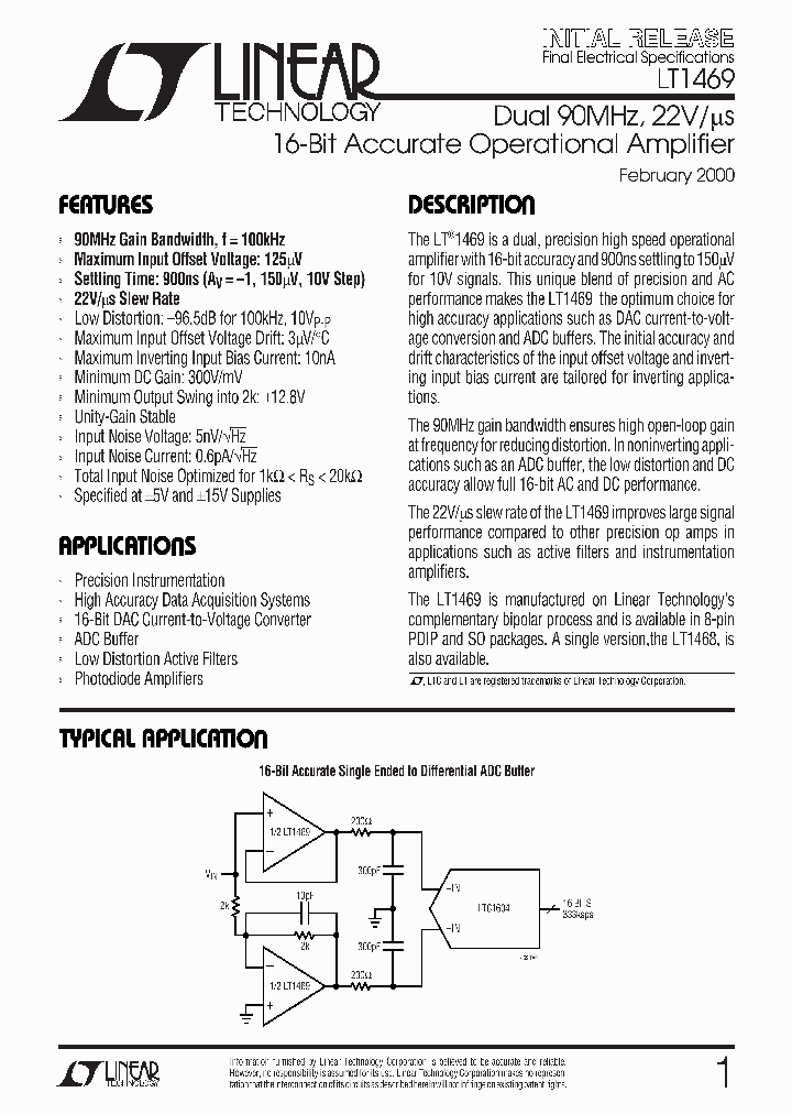LT1469_220040.PDF Datasheet