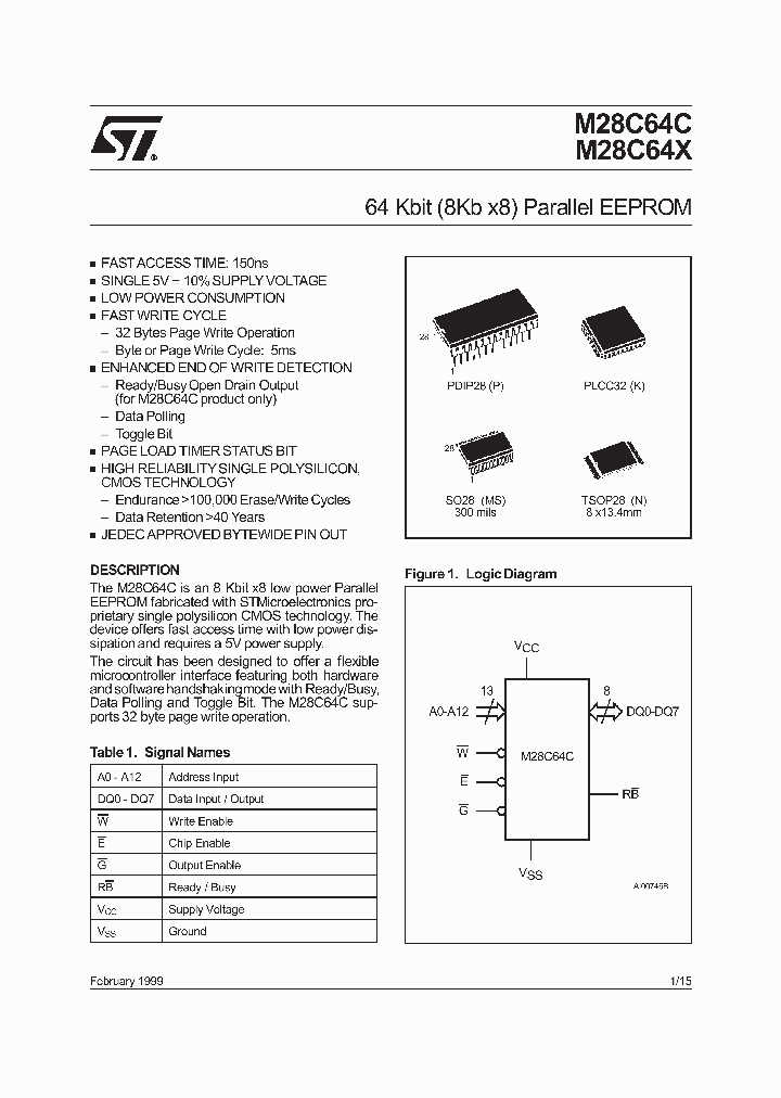 M28C64C_216418.PDF Datasheet