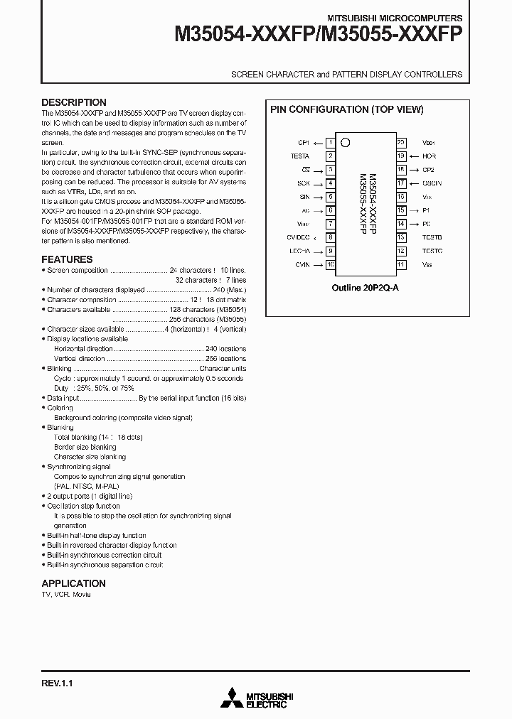 M35054-001FP_233751.PDF Datasheet