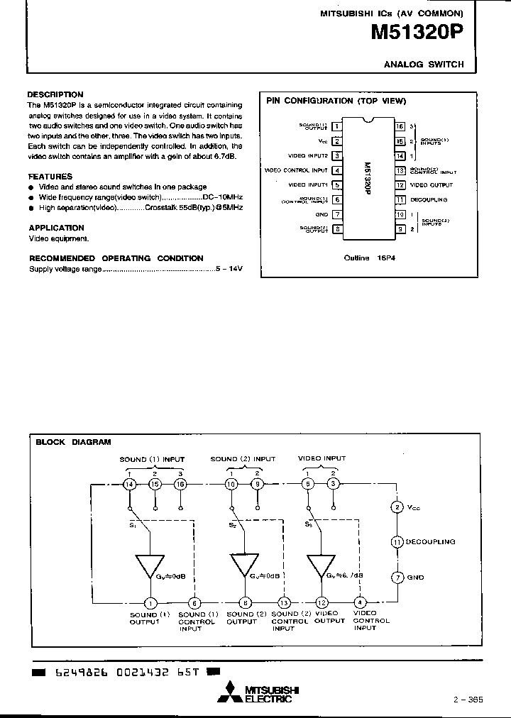 M51320P_231536.PDF Datasheet