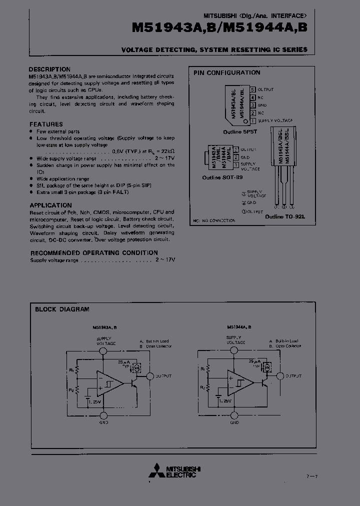 M51943A_107282.PDF Datasheet