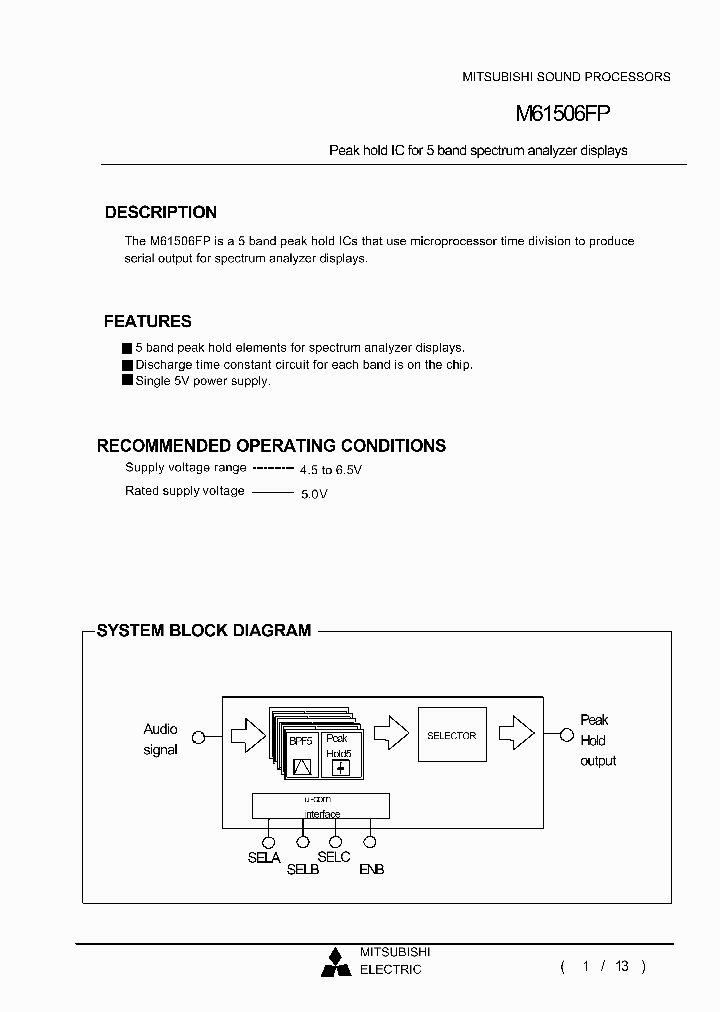 M61506FP_178179.PDF Datasheet