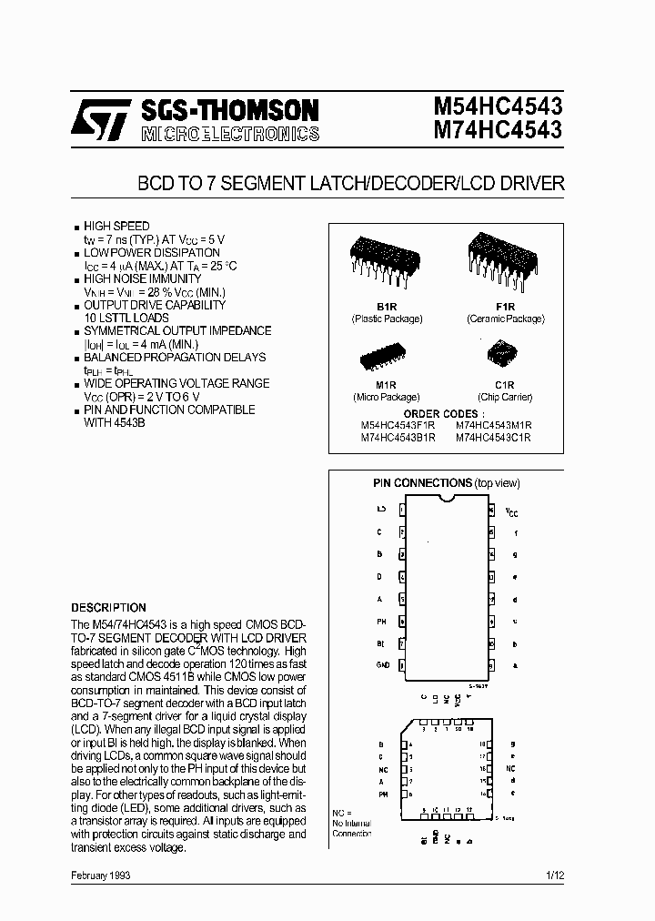 M74HC4543_215077.PDF Datasheet