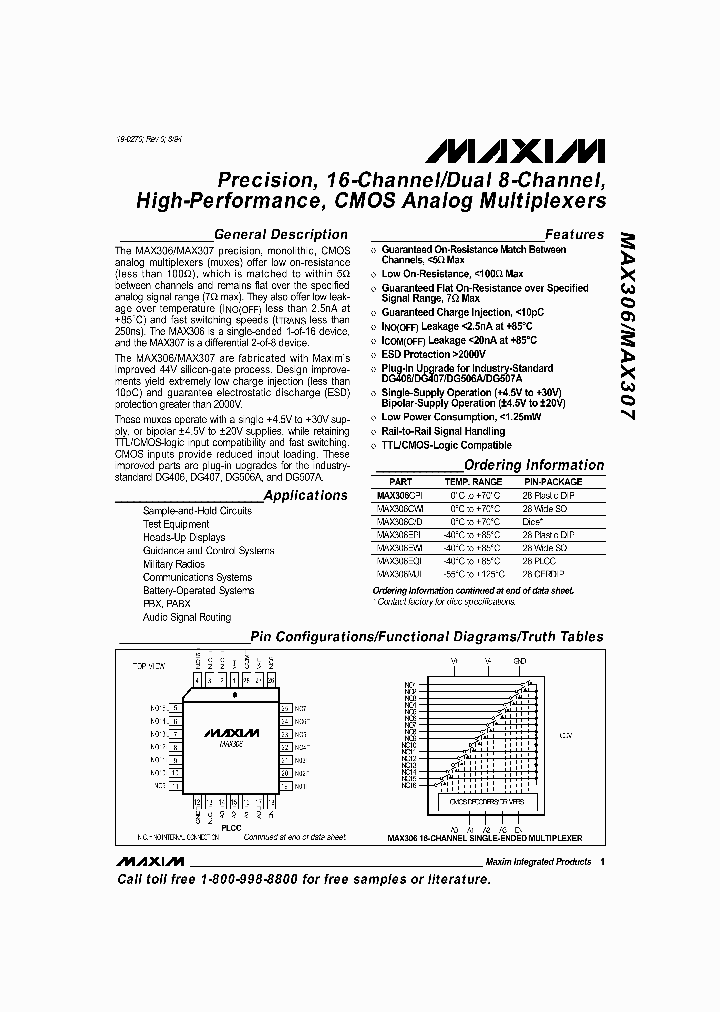 MAX306-MAX307_120151.PDF Datasheet