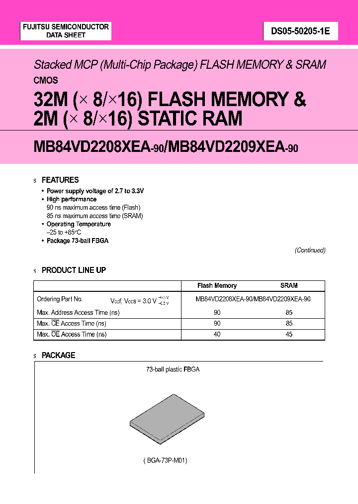 MB84VD22081EA-90-PBS_213204.PDF Datasheet