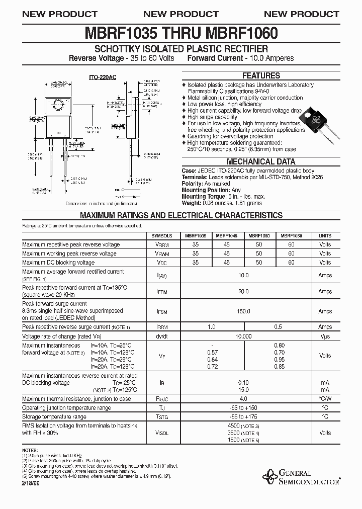 MBRF1060_236444.PDF Datasheet
