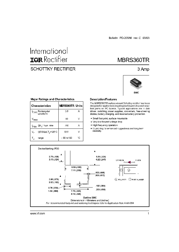 MBRS360TR_219590.PDF Datasheet