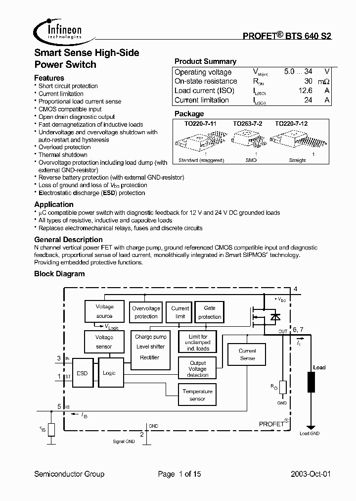 BTS640S2_184207.PDF Datasheet