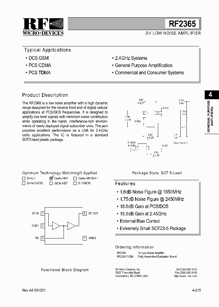 RF2365_228735.PDF Datasheet