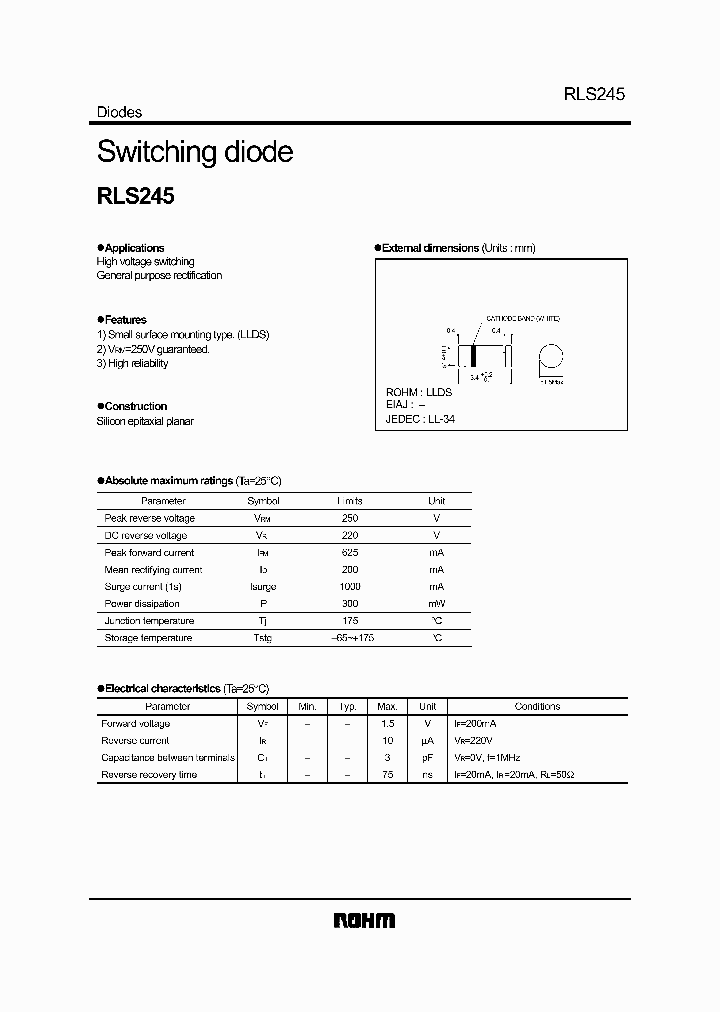 RLS245_192482.PDF Datasheet